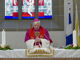 Bonifatiusandacht mit Weihbischof Prof. Dr. Karlheinz Diez in St. Crescentius (Foto: Karl-Franz Thiede)